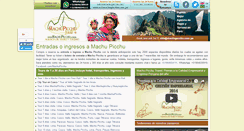 Desktop Screenshot of entradasamachupicchu.com