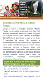 Mobile Screenshot of entradasamachupicchu.com